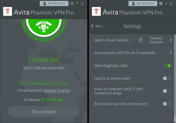 Avira Phantom VPN Pro Crack With Key